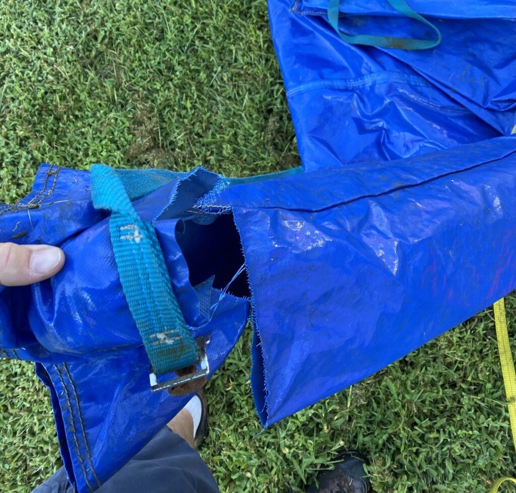 blower sock strap repair 1 Bounce House Repair